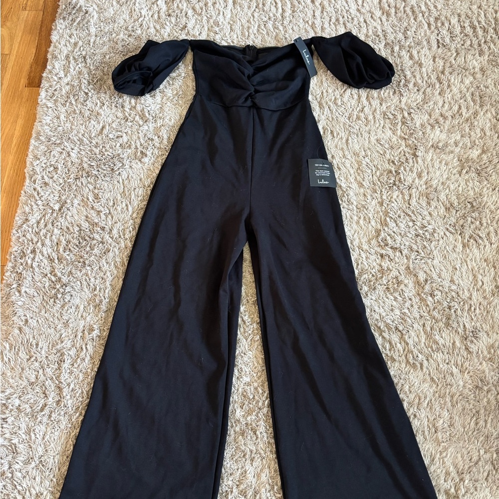 Lulu's Black Jumpsuit